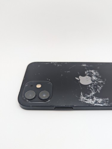 Cracked Apple iPhone 12 A2172 64GB | Black | UNLOCKED - Zdjęcie 6 z 11