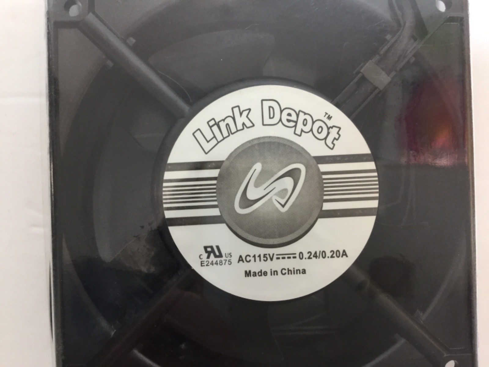 Link Depot Cooling Fan Ball Bearing PC Computer Case Metal 120x120x38mm AC 115V