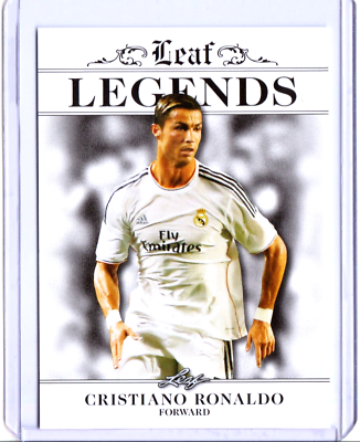 CRISTIANO RONALDO 10 count 2017 LEAF LEGENDS SOCCER CARD #02