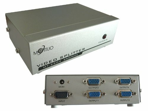 KALEA INFORMATIQUE copy; - Splitter VGA, 4 porte, 250MHz, visualizza (A0l)