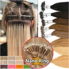 CLEARANCE Nano-Ring Bead Tip 100 Remy Human Hair Links Micro Loop Extensions