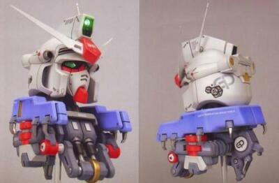 Super-G GSM 1/35 RX-78 GP01 Zephyranthes Bust Head Resin Full