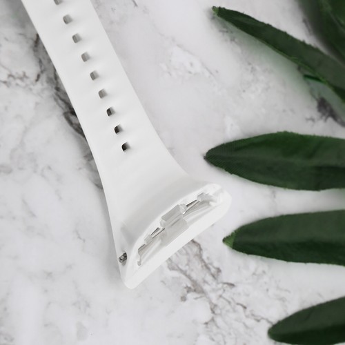 Quick Release Watch Strap Band for Polar FT4 FT7 Fitness Tracker Black/White - Picture 7 of 11