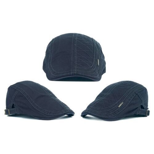 New Brushed Cotton Flat Cap Classic Gatsby Flat Cap Cabbie Baker Boy Newsboy A+ - Picture 12 of 22