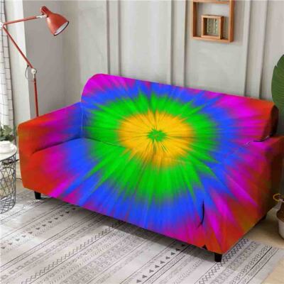 Bright Realm Lines Stretch Sofa Cover Lounge Couch Slipcover Recliner Protector