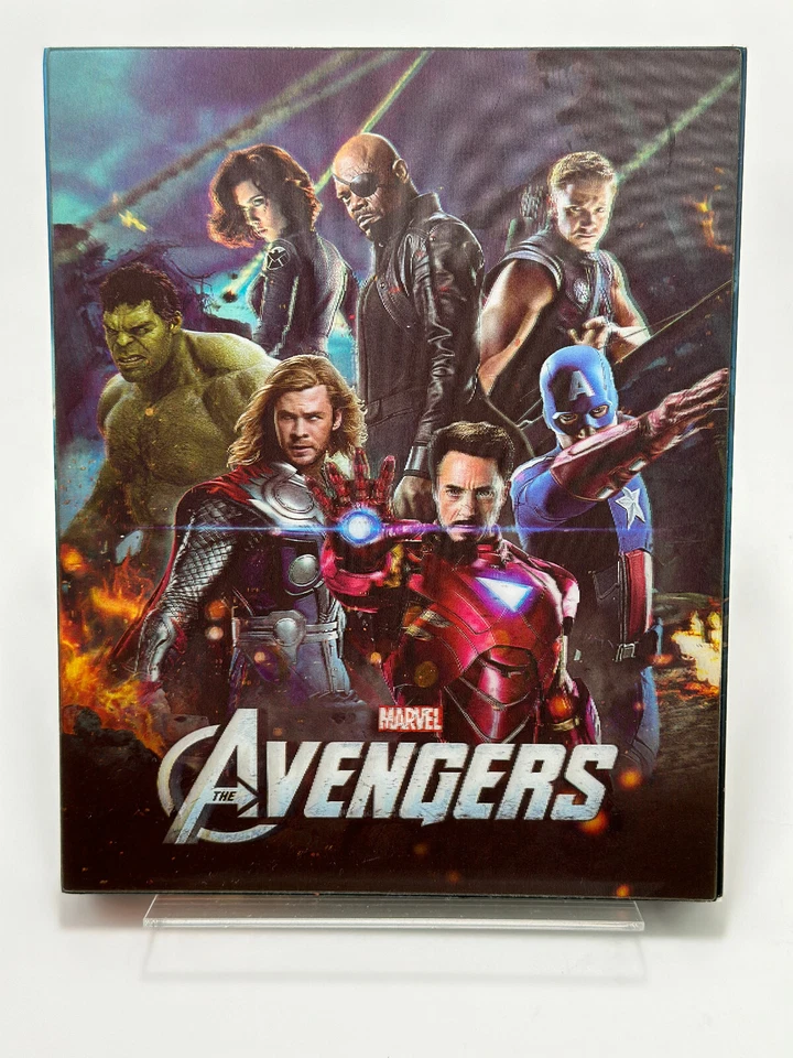 NOVAMEDIA Exclusive THE AVENGERS Lenticular 3D + Blu-ray Embossed Steelbook READ - Image 3 of 4