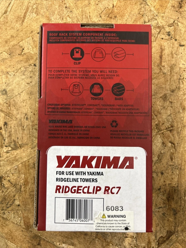 Kit de ajuste RidgeClip 7 para BMW X1 2013-2015 Yakima 8006007 Foto 2 de 3