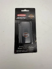 Ronson Harley Davidson Logo JetLite Butane Torch Lighter, Black #43524LOGO