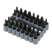 Titan 16073 33-Piece Impact Bit Set, Torsion Design, Impact-Grade