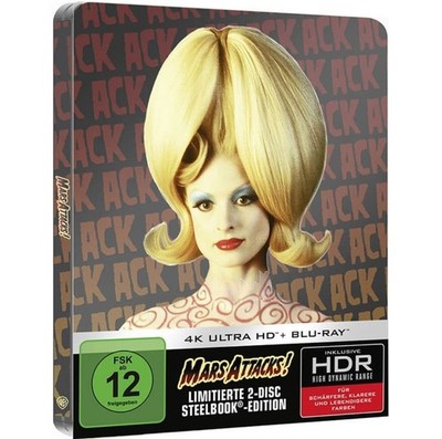 Mars Attacks 4K UHD & Bluray Steelbook deutsche Version 