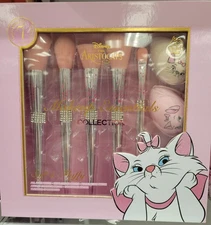 Disney 7pc The Aristocats Marie Makeup Brushes Blending Sponges Collection NEW!