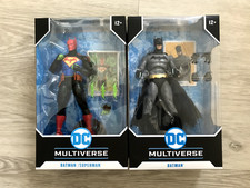McFarlane Multiverse Batman   Superman Fusion & batmn reborn NEW
