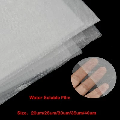 100X100cm PVA Fiber Water Soluble Embroidery Stabiliser Film Fabric Sewing Craft - Image 1 of 4