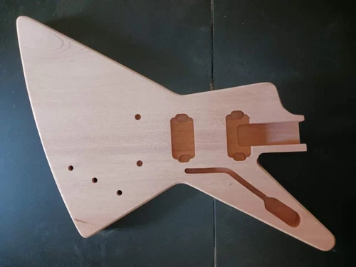 Mahogany Futura Explorer 1 Piece Guitar Body Gibson Stye Moderne Firebird Rd