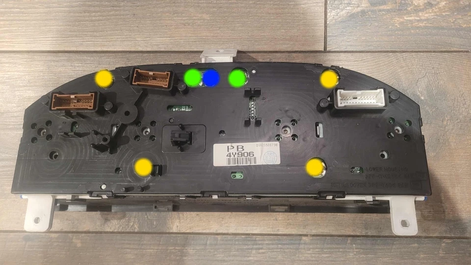 Kit de bombilla LED velocímetro blanco frío para Nissan Máxima 2001 2003 Foto 2 de 2