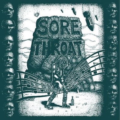 Sore Throat   Unhindered By Talent (Splatter Vinyl)  LP F.O.A.D.
