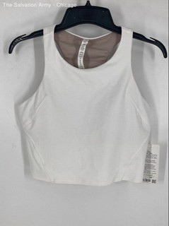 Lululemon Womens White Wunder Train Racerback Sleeveless Tank Top Size 14