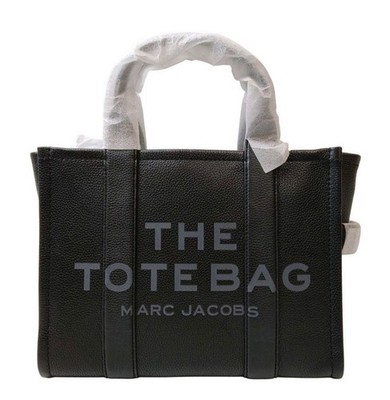Marc Jacobs The Leather Medium Tote Bag Schwarz Leder NEU mit Etikett