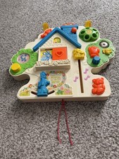 Vintage 1985 Fisher Price Musical Activity Center Baby Nursery Crib Play Toy