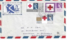 G.B. - FDC - Red Cross Centenary Congress - 15.08.63 (26-0383)