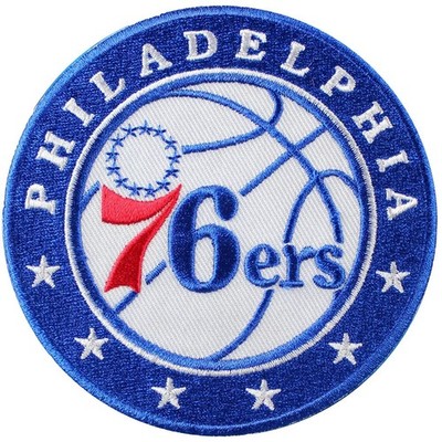 Official Philadelphia 76ers Logo Large Sticker Iron On NBA