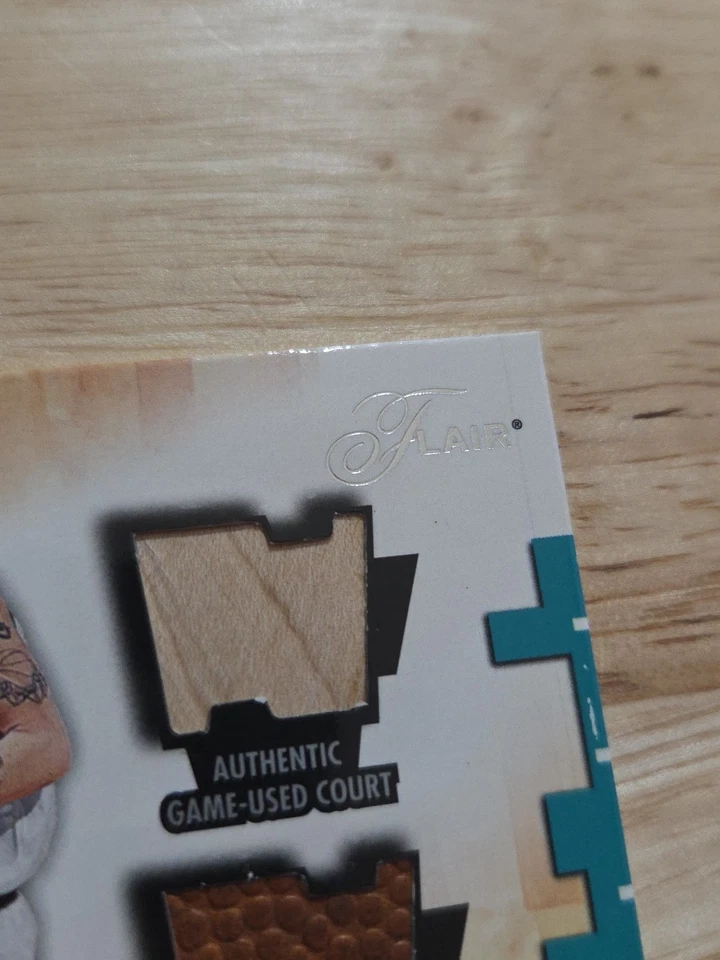 2001-02 Flair Jason William Corte Grandeza Cancha Pelota Doble Reliquia/250 SP Foto 3 de 4