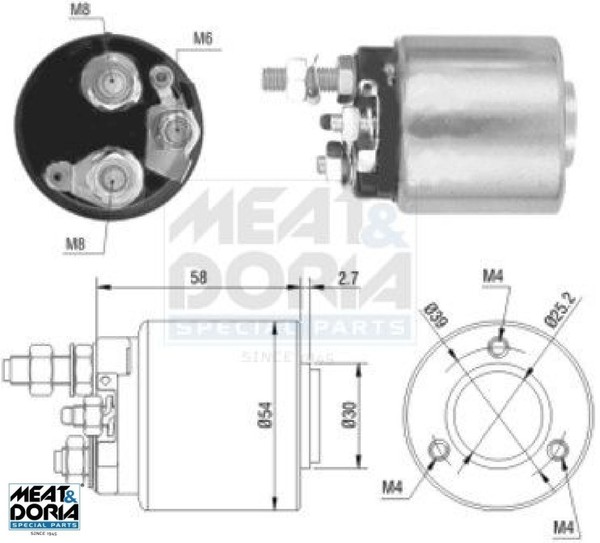 Meat & Doria 46008 Magnetschalter FüR Starter Magnetschalter FüR Starter-image