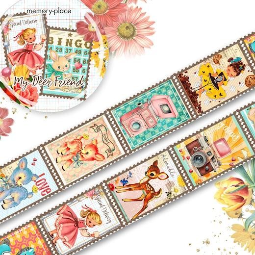 Memory-Place My Deer Friend Washi Tape #2 15mmx5m