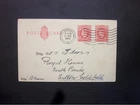 GB Postal Stationery KGVI 1d + 1d carmine Postcard size f LONDON m/c H&B CP99