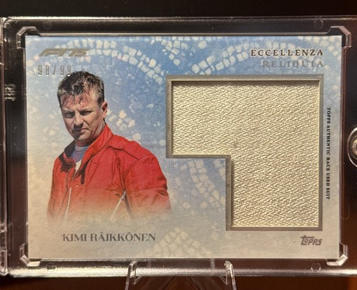 2025 Topps Eccellenza Formula 1 F1 Kimi Raikkonen Reliquia Race Worn Relic 98/99