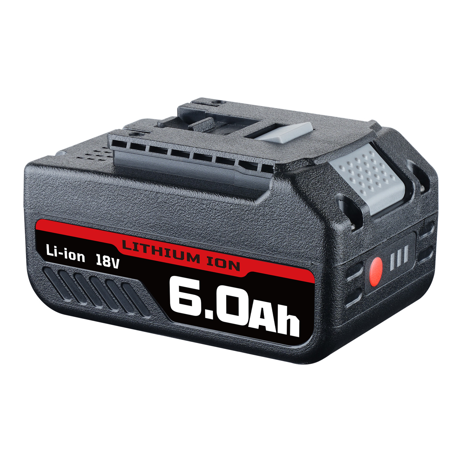 2x 18V BAT609 Replacement Battery for Bosch 18V 6.0Ah Li-ion Power Tool with LED