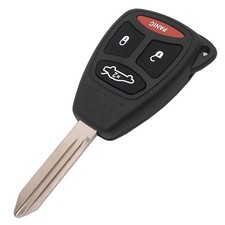 4 Buttons Replacement Key Fob Cover Case fit for Dodge Charger Durango Black