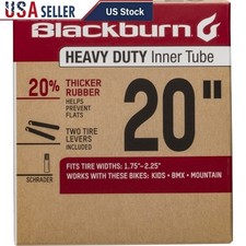 Heavy Duty 20 Inch Inner Tube 20 Percent Thicker Schrader Valve For BMX MTB New