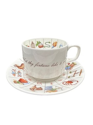 Royal Kendal Zodiac Cup & Saucer Horoscope Fortune Telling Tea Cup  England