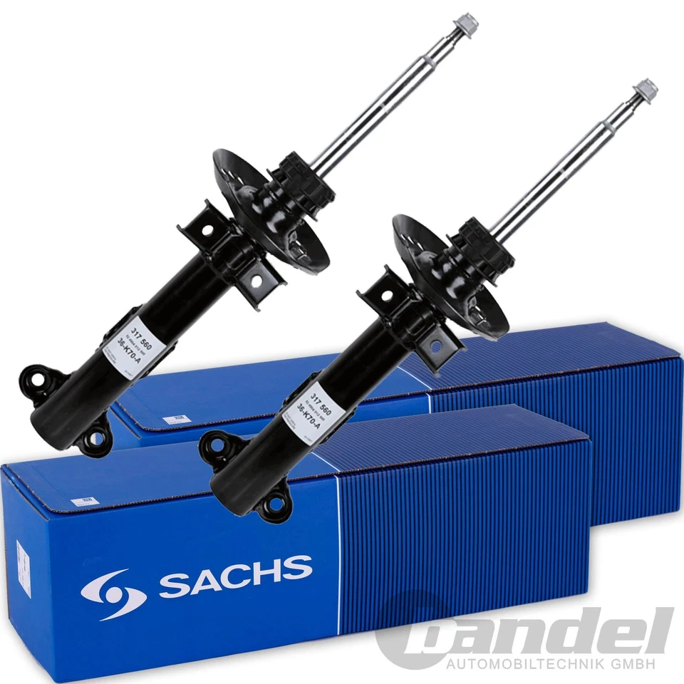 2xSACHS GASDRUCK STOßDÄMPFER VORDERACHSE passend für MERCEDES E-KLASSE W212 S212