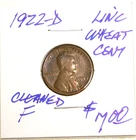 1922-D Lincoln Wheat Cent — photo from another recent sale