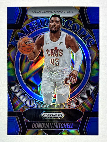 Panini 2024-25 Prizm Black Donovan Mitchell Cavaliers Kaleidoscopic #10 /199