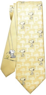 [PEANUTS] Krawatte Snoopy PND48164 Gelb Business Brand Prese