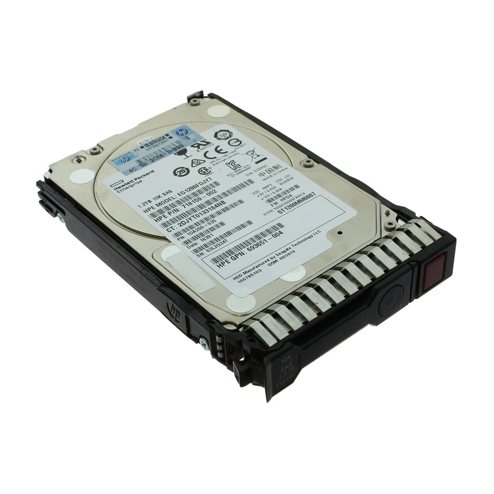 HP SAS Festplatte 1,2TB 10k SAS 6G SFF DP - 718292-001 718160-B21