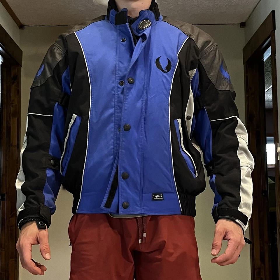  Belstaff Hytrel Men's Padded Zippered Motorcycle Street Gear Jacket  US M - Image 2 of 2