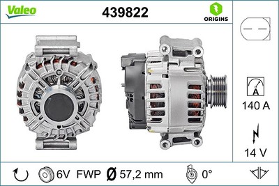 VALEO Generator  u.a. für AUDI, SEAT, SKODA, VW