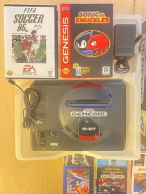 Sega Genesis 1 Console System Bundle (1602) + Original Box, AC Power & Much More
