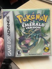Pokemon Emerald - Nintendo Game Boy Advance - Authentic - Box and Manual