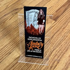 Audrey Rose by Frank De Felitta 1975 Promo Bookmark 1976 Horror Movie Tie In WB
