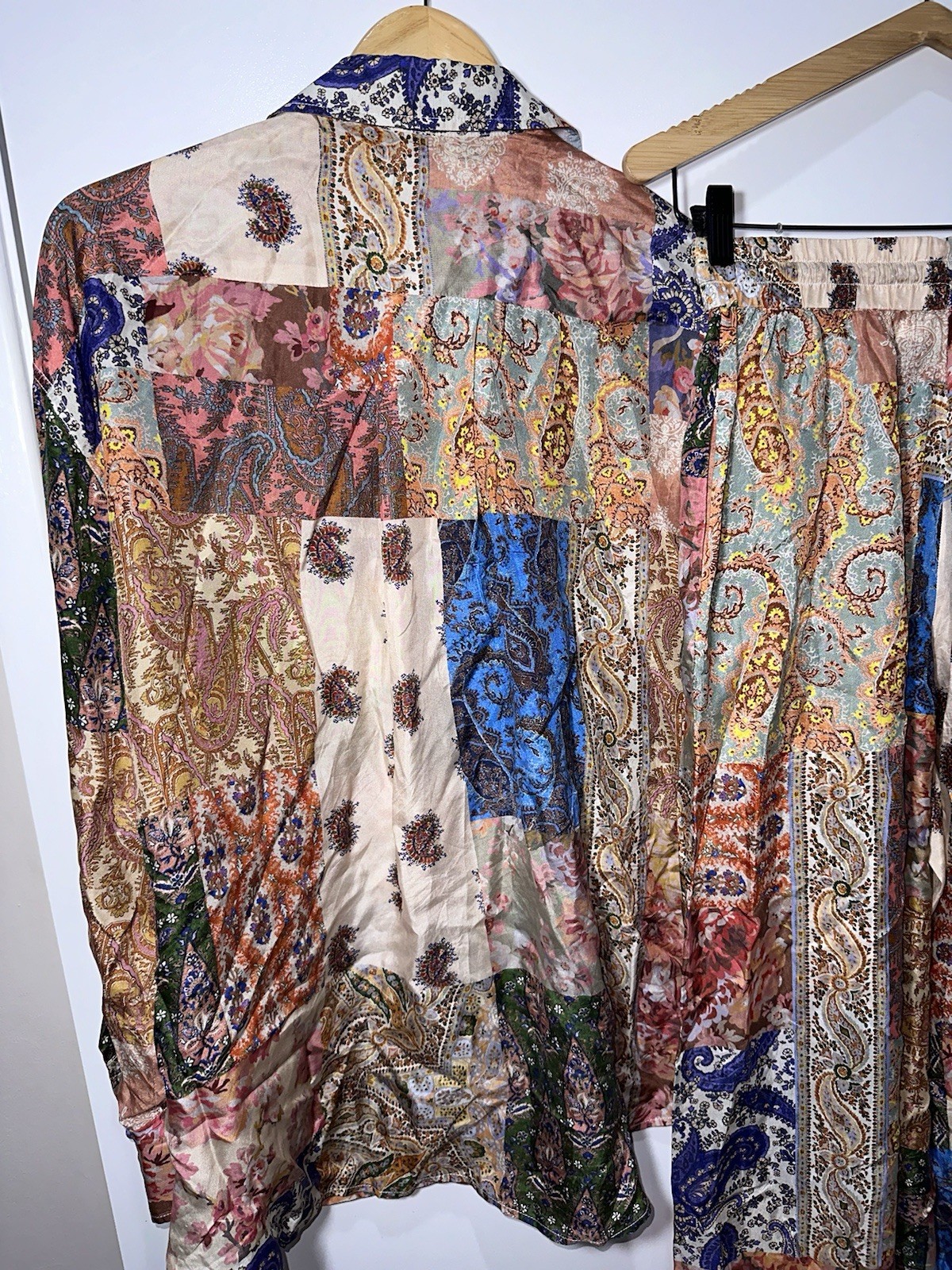 Zimmermann Devi Top + Pants Set Patchwork Paisley… - image 14