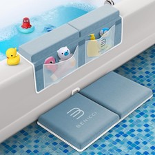 Comfortable Bath Kneeler and Elbow Kneeling Rest Pad for Baby Bathing Parents...