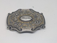 Flower Tattoo Men's Belt Buckle Western Cowboy Native American