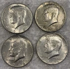 Kennedy 1960s Half Dollars 40% Silver, Lot of 4- ‘66 & ‘68 x 3