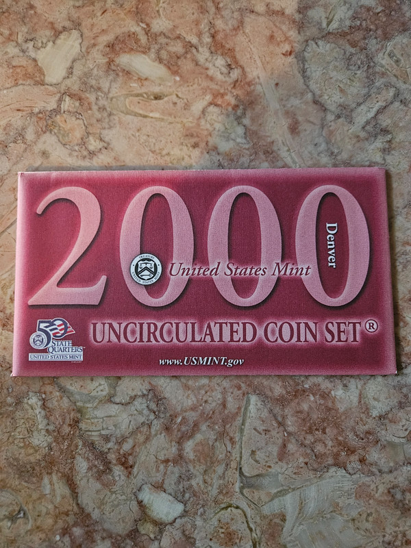 2000 Denver United States Mint Uncirculated Coin Set