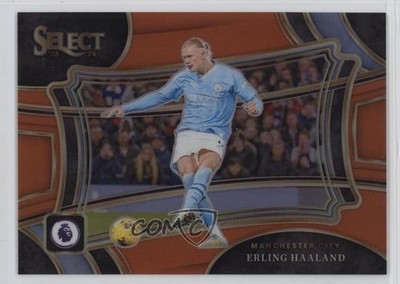 2023-24 Select Premier League Field Level Orange Prizm 20/75 Erling Haaland 5yi
